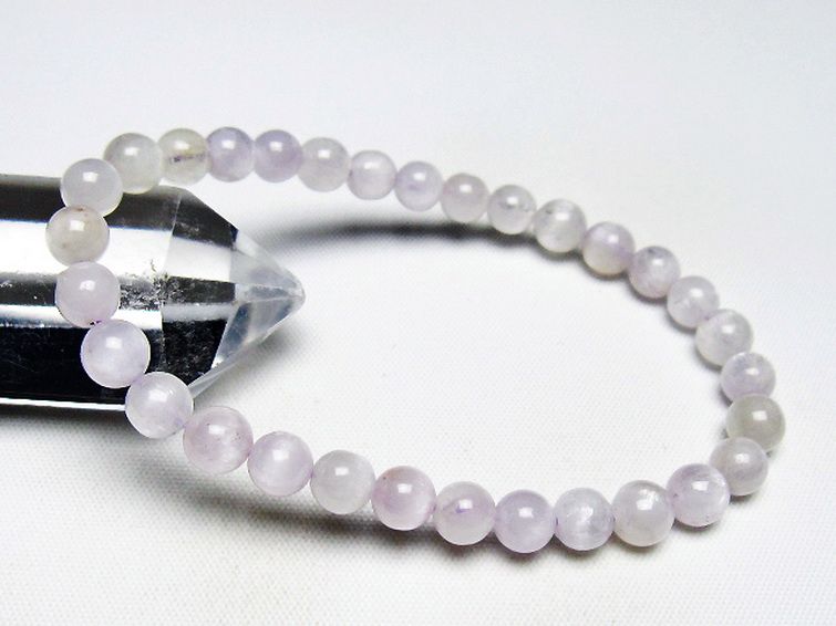 クンツァイトブレスレット 6mm [t17-6777] 1枚目