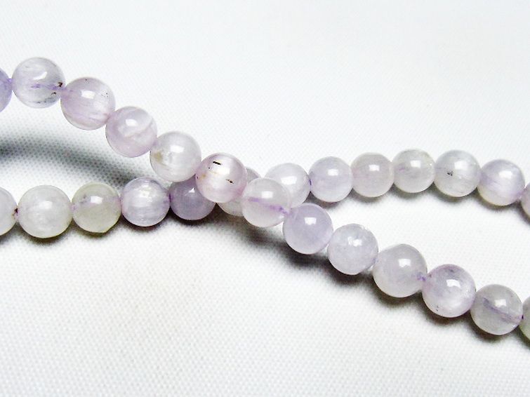 クンツァイトブレスレット 6mm [t17-6777] 2枚目