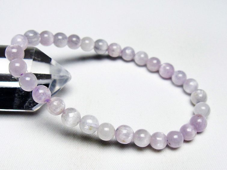 クンツァイトブレスレット 6mm [t17-6811] 1枚目