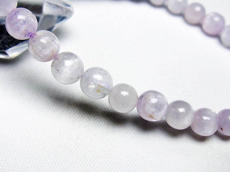 クンツァイトブレスレット 6mm [t17-6811] 3枚目