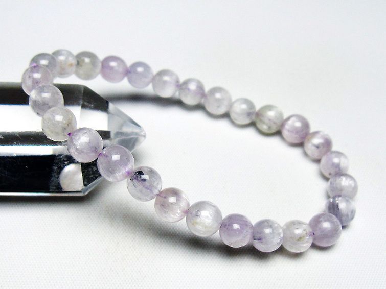 クンツァイトブレスレット 6mm [t17-6851] 1枚目