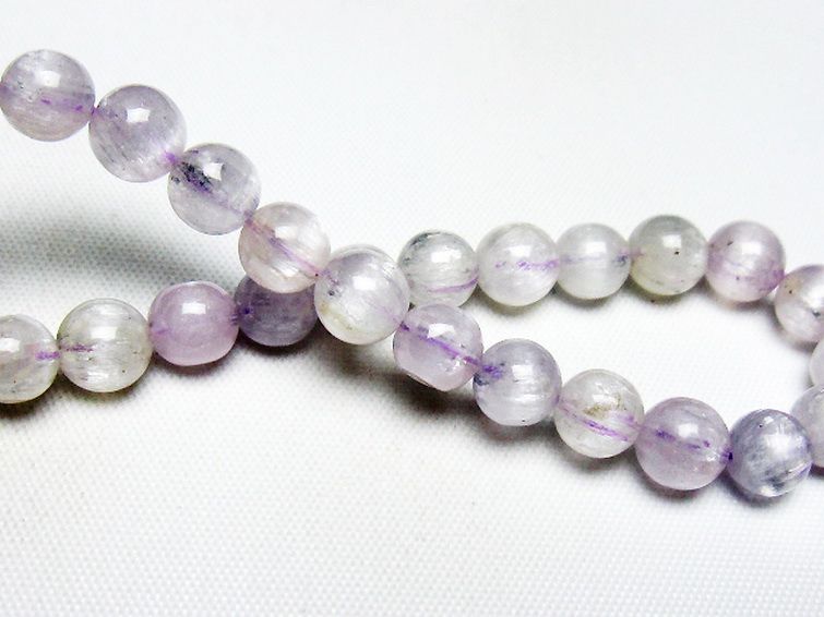 クンツァイトブレスレット 6mm [t17-6851] 2枚目