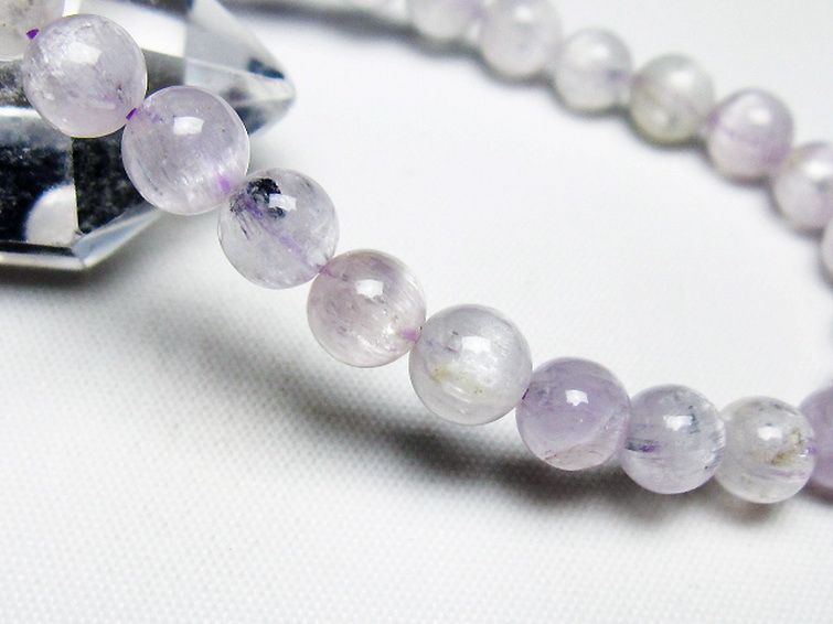 クンツァイトブレスレット 6mm [t17-6851] 3枚目