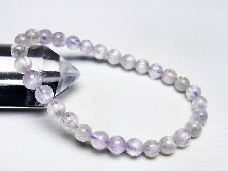 クンツァイトブレスレット 6mm [t17-6872] 1枚目