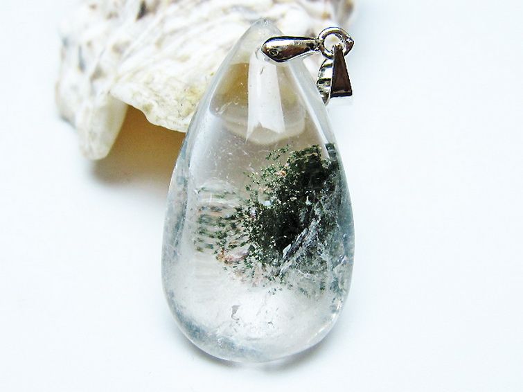 ガーデン水晶ペンダント [t175-1877] 1枚目