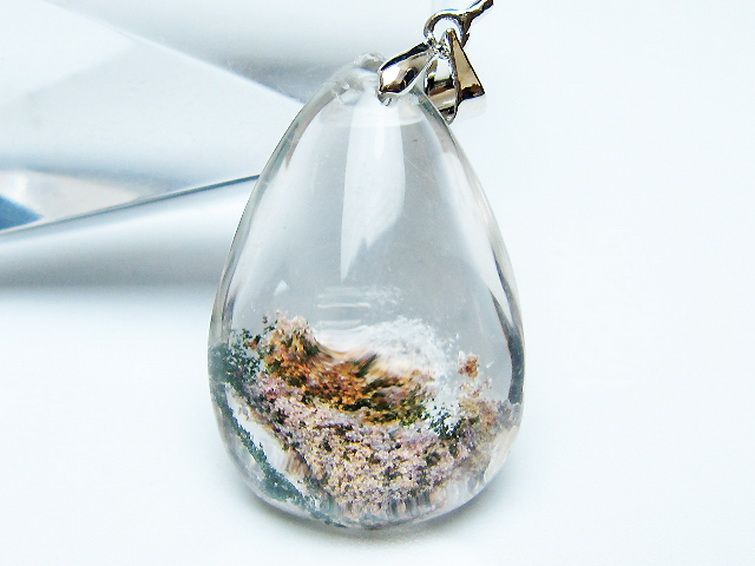 ガーデン水晶ペンダント [t175-1939] 2枚目