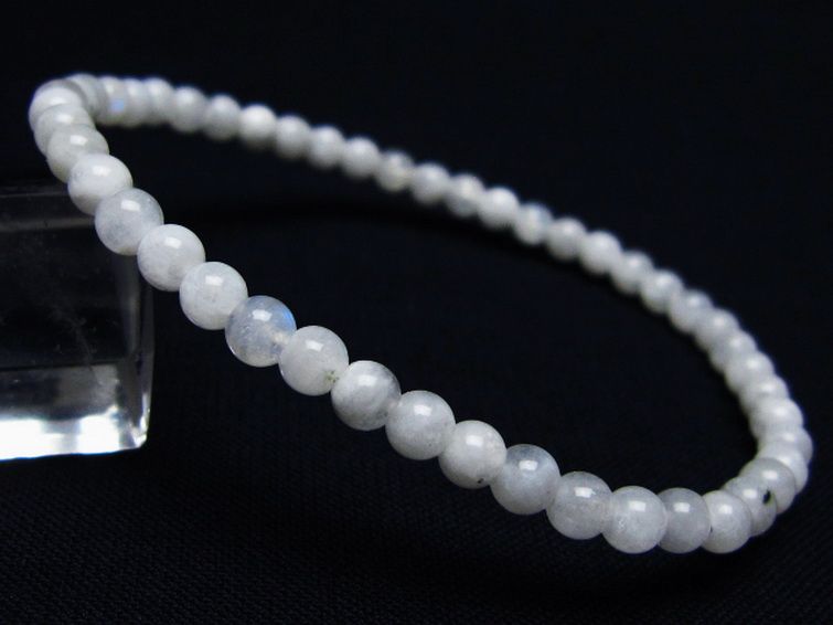 ムーンストーンブレスレット 4mm [T18-9486] 1枚目