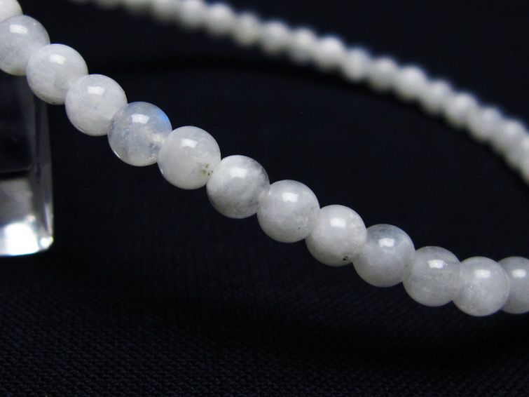 ムーンストーンブレスレット 4mm [T18-9486] 3枚目