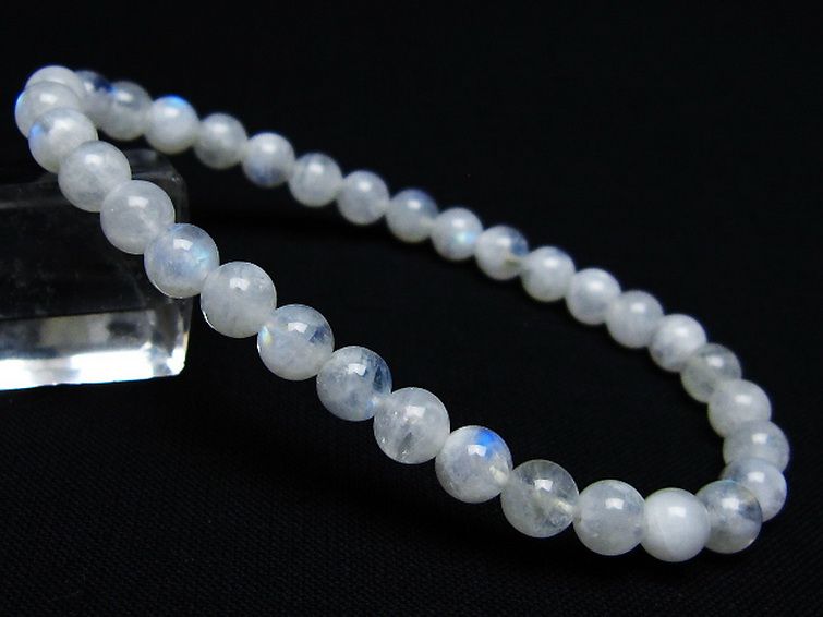ムーンストーンブレスレット 6mm [T18-9499] 1枚目