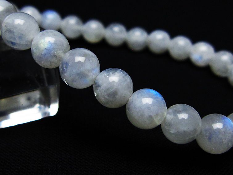 ムーンストーンブレスレット 7mm [T18-9534] 3枚目