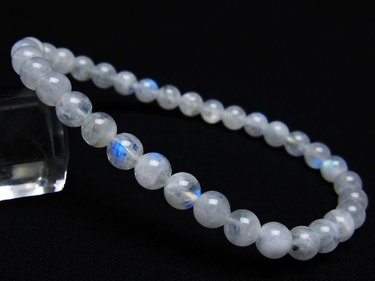 ムーンストーンブレスレット 6mm [T18-9556] 1枚目