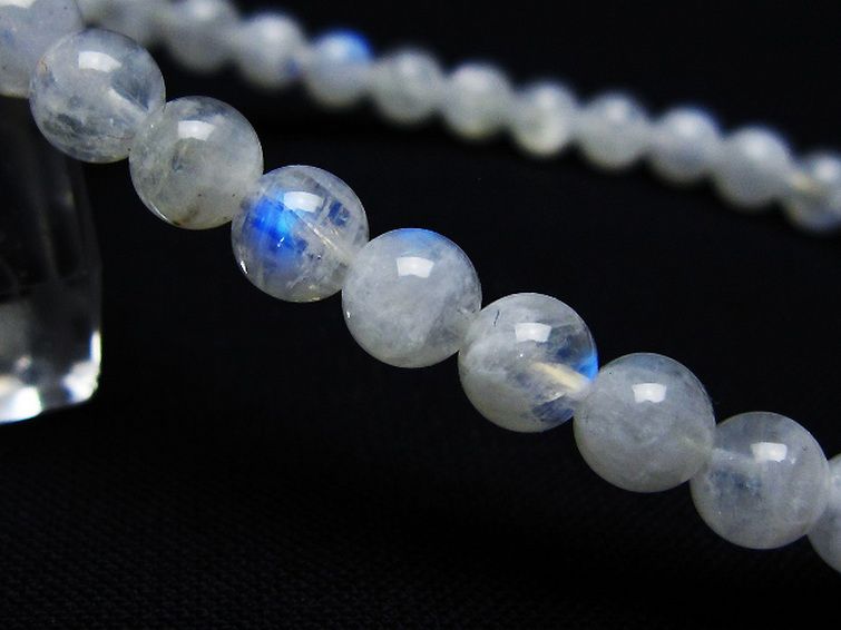 ムーンストーンブレスレット 6mm [T18-9556] 3枚目