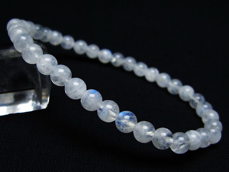 ムーンストーンブレスレット 5mm [T18-9566] 1枚目