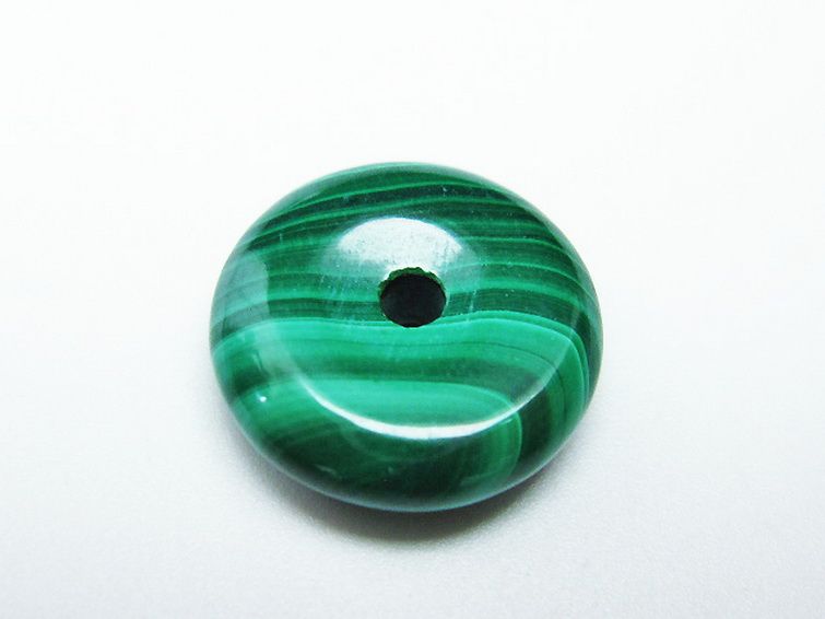 マラカイト 平安扣[T19-3290] 1枚目