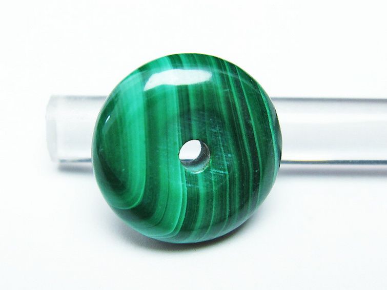 マラカイト 平安扣[T19-3290] 2枚目