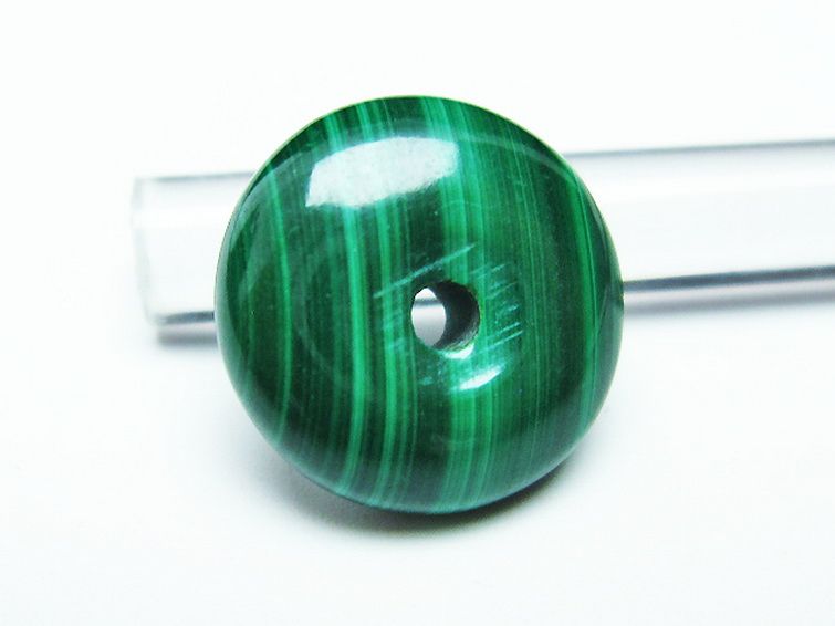 マラカイト 平安扣[T19-3384] 2枚目