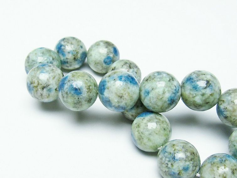 K2ストーン アズライト イン グラナイト ブレスレット 14mm [T193-1991] 2枚目