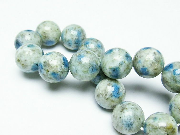 K2ストーン アズライト イン グラナイト ブレスレット 14mm [T193-2000] 2枚目