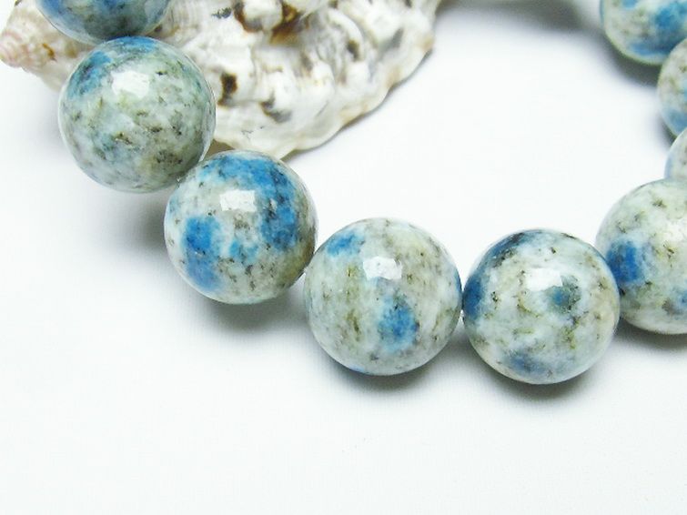 K2ストーン アズライト イン グラナイト ブレスレット 16mm [T193-2002] 3枚目