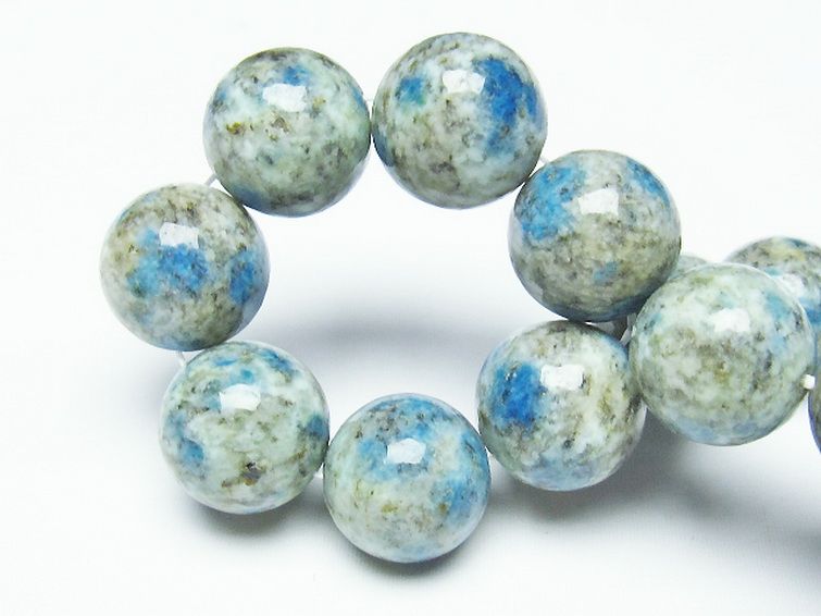 K2ストーン アズライト イン グラナイト ブレスレット 16mm [T193-2009] 2枚目