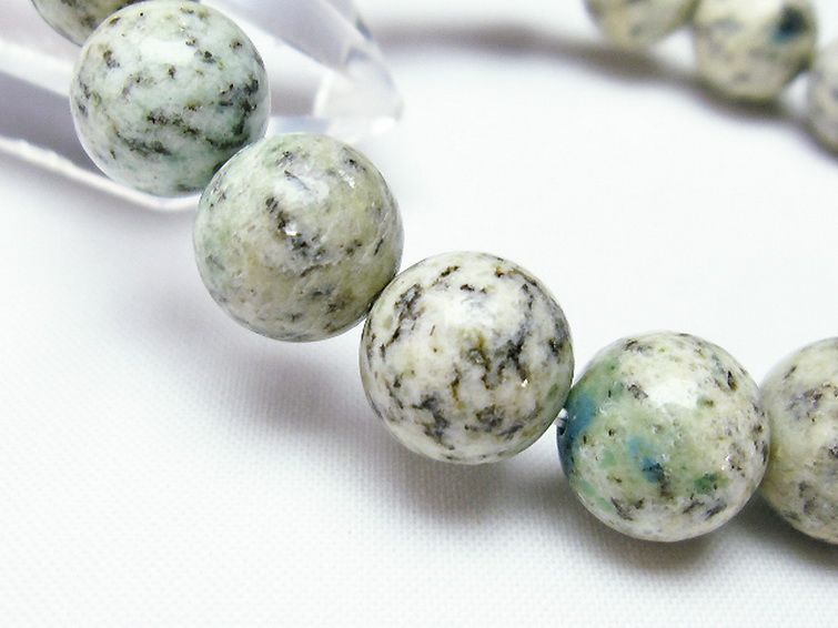 K2ストーン アズライト イン グラナイト ブレスレット 11mm [T193-2843] 3枚目