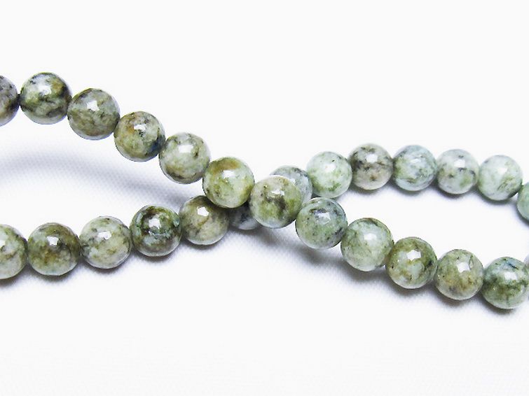 K2ストーン アズライト イン グラナイト ブレスレット 6mm [t193-4150] 2枚目