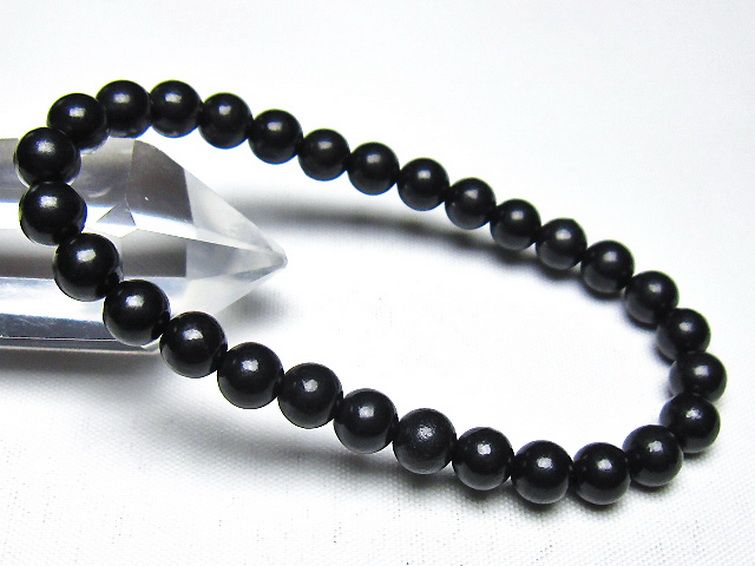 シュンガイト ブレスレット 6mm [t20-7073] 1枚目