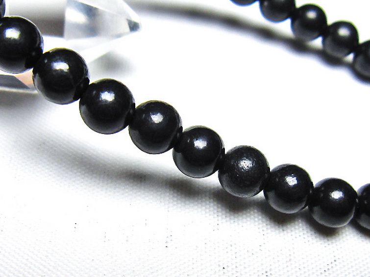シュンガイト ブレスレット 6mm [t20-7073] 3枚目