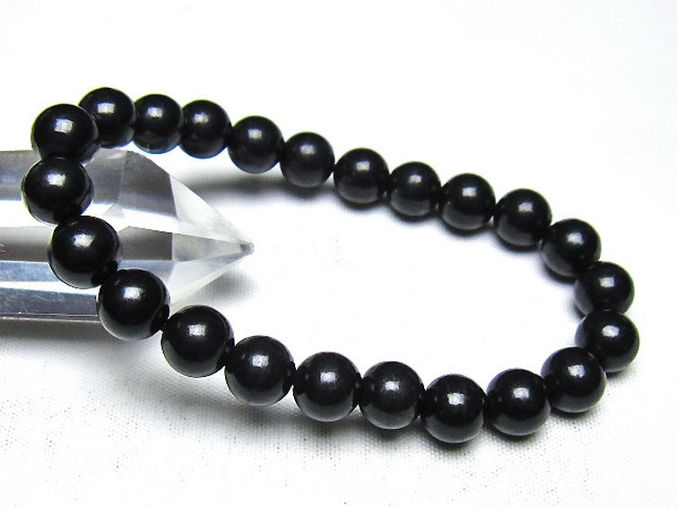 シュンガイト ブレスレット 8mm [t20-7135] 1枚目