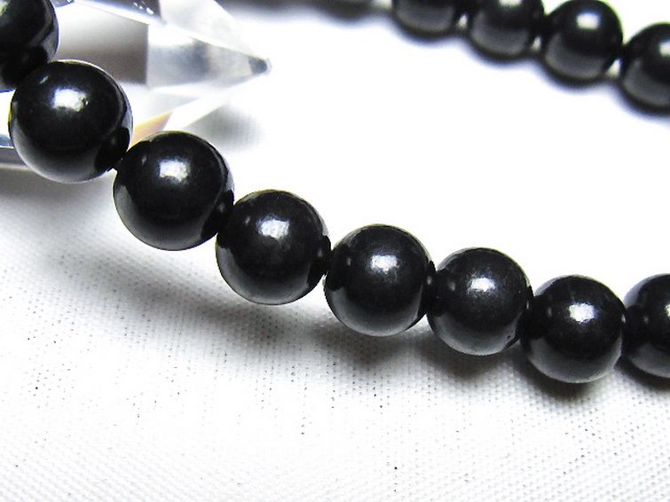 シュンガイト ブレスレット 8mm [t20-7135] 3枚目