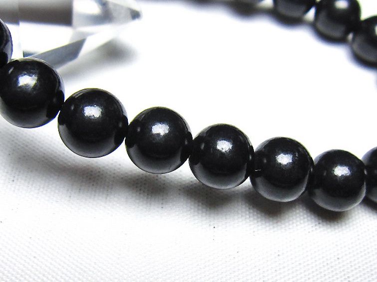 シュンガイト ブレスレット 8mm [t20-7139] 3枚目