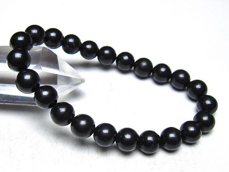 シュンガイト ブレスレット 8mm [t20-7141] 1枚目