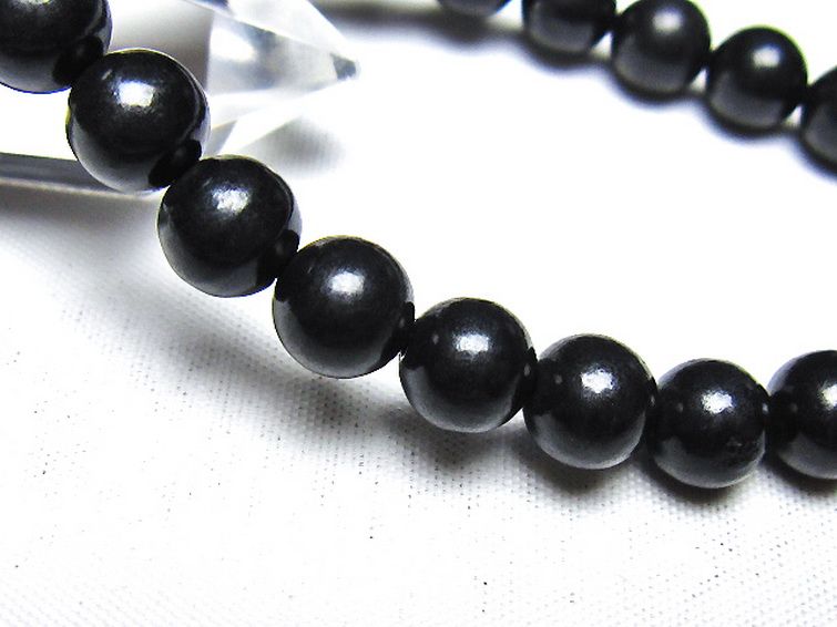 シュンガイト ブレスレット 8mm [t20-7141] 3枚目