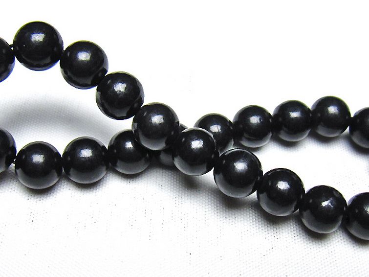 シュンガイト ブレスレット 8mm [t20-7142] 2枚目