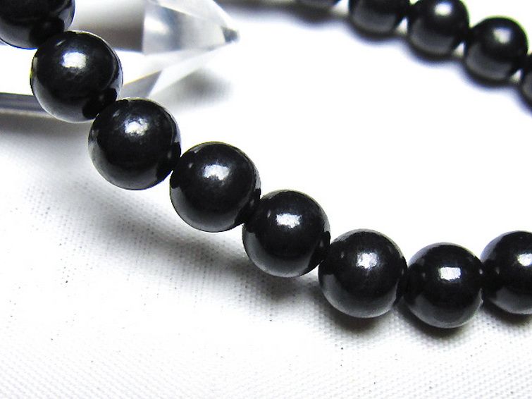 シュンガイト ブレスレット 8mm [t20-7142] 3枚目