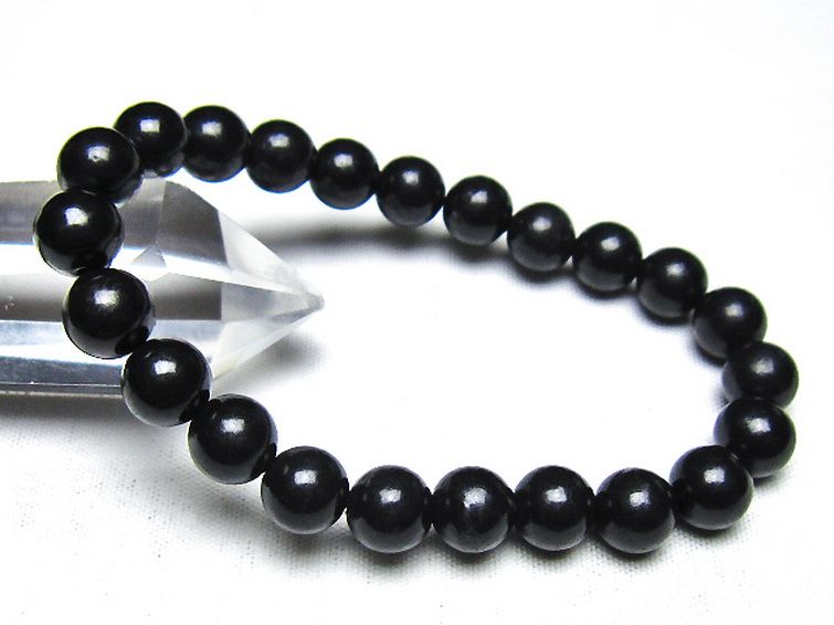 シュンガイト ブレスレット 8mm [t20-7146] 1枚目
