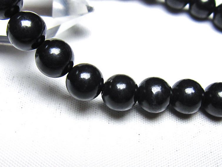 シュンガイト ブレスレット 8mm [t20-7146] 3枚目