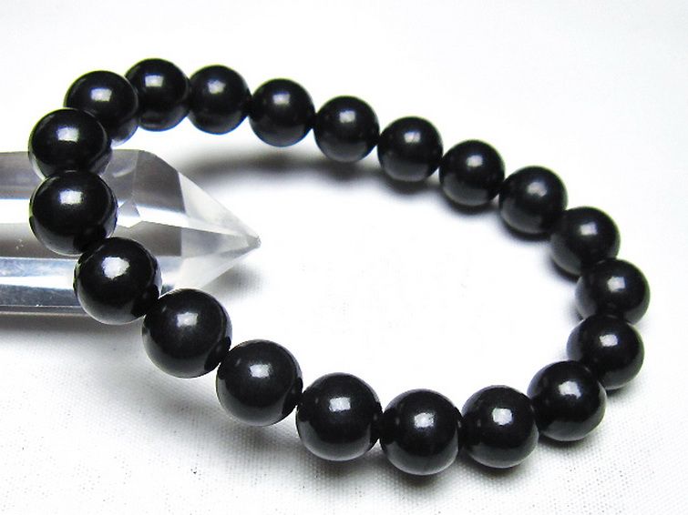 シュンガイト ブレスレット 10mm [t20-7189] 1枚目