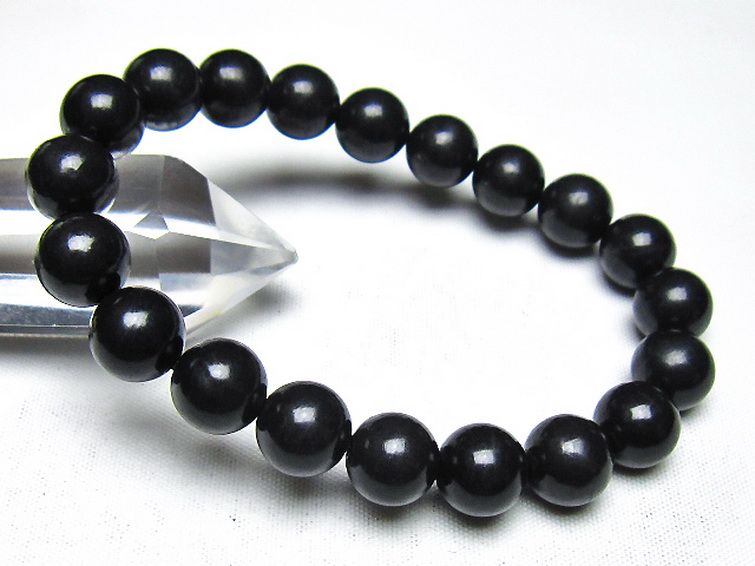 シュンガイト ブレスレット 10mm [t20-7193] 1枚目