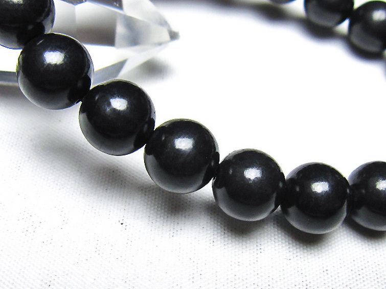シュンガイト ブレスレット 10mm [t20-7193] 3枚目