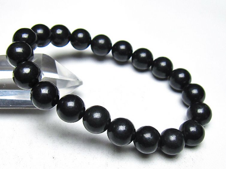 シュンガイト ブレスレット 10mm [t20-7196] 1枚目
