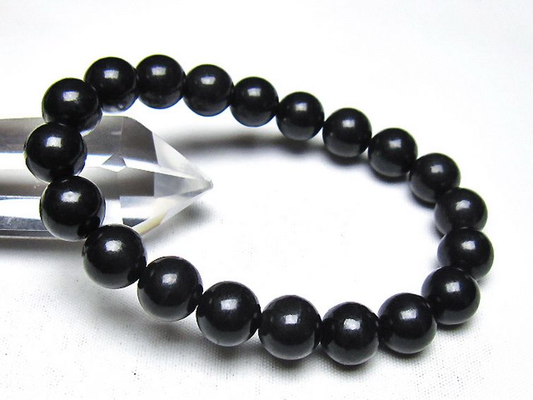 シュンガイト ブレスレット 10mm [t20-7197] 1枚目