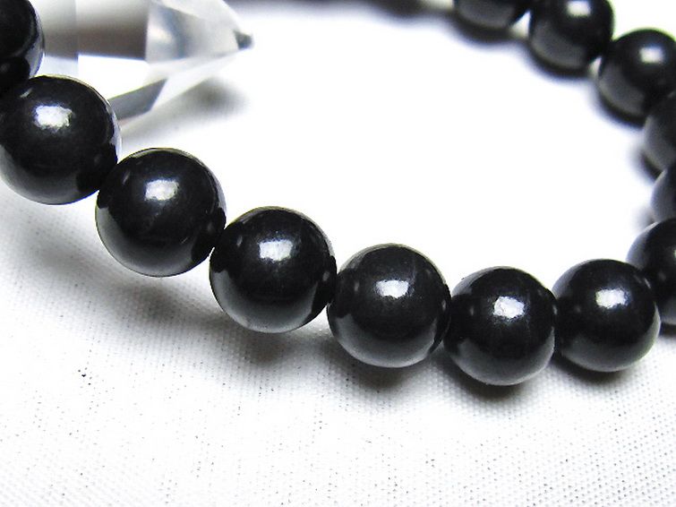 シュンガイト ブレスレット 10mm [t20-7197] 3枚目