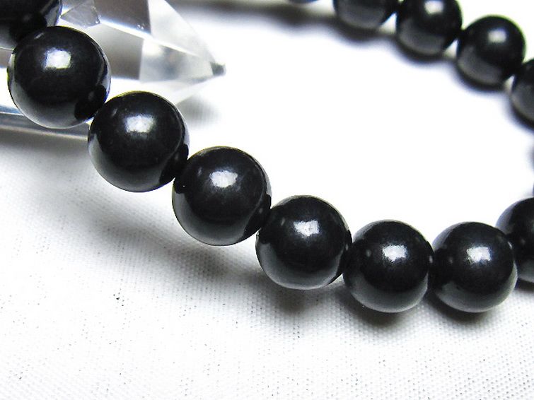 シュンガイト ブレスレット 10mm [t20-7198] 3枚目