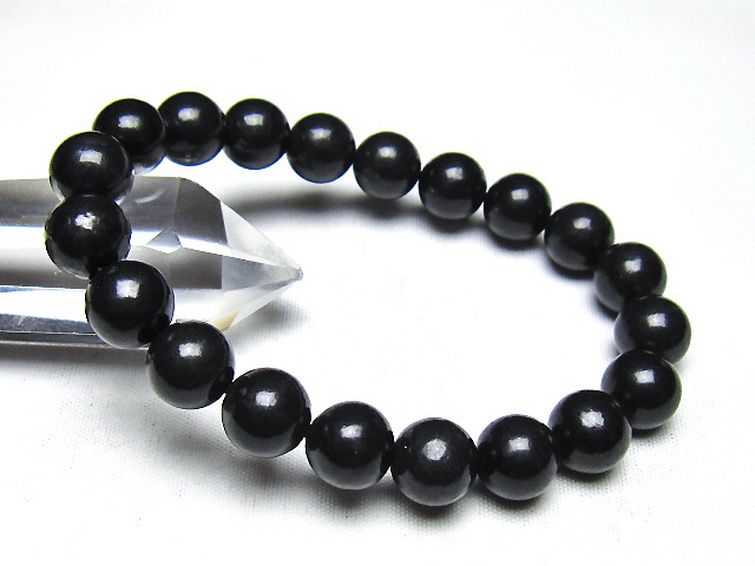 シュンガイト ブレスレット 10mm [t20-7200] 1枚目
