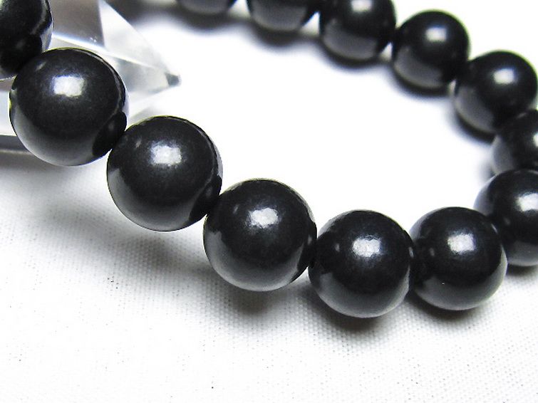 シュンガイト ブレスレット 12mm [t20-7216] 3枚目