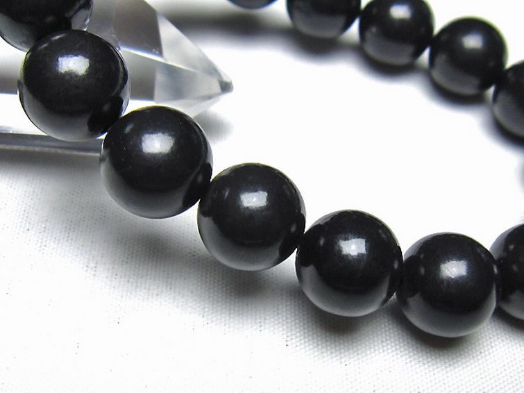 シュンガイト ブレスレット 13mm [t20-7239] 3枚目