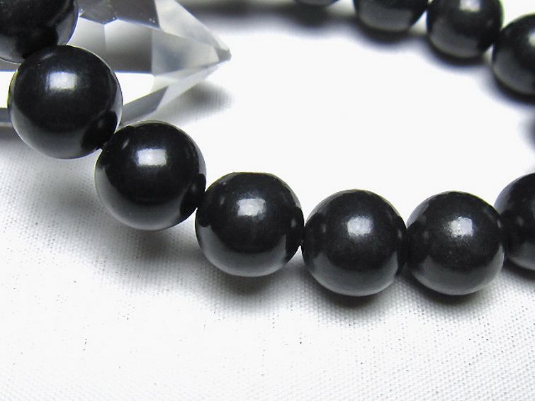 シュンガイト ブレスレット 13mm [t20-7242] 3枚目