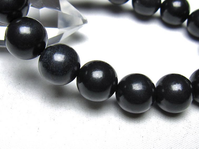 シュンガイト ブレスレット 13mm [t20-7247] 3枚目