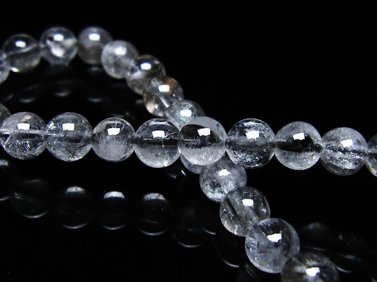 放射プラチナルチルブレスレット 6mm [t205-4521] 2枚目